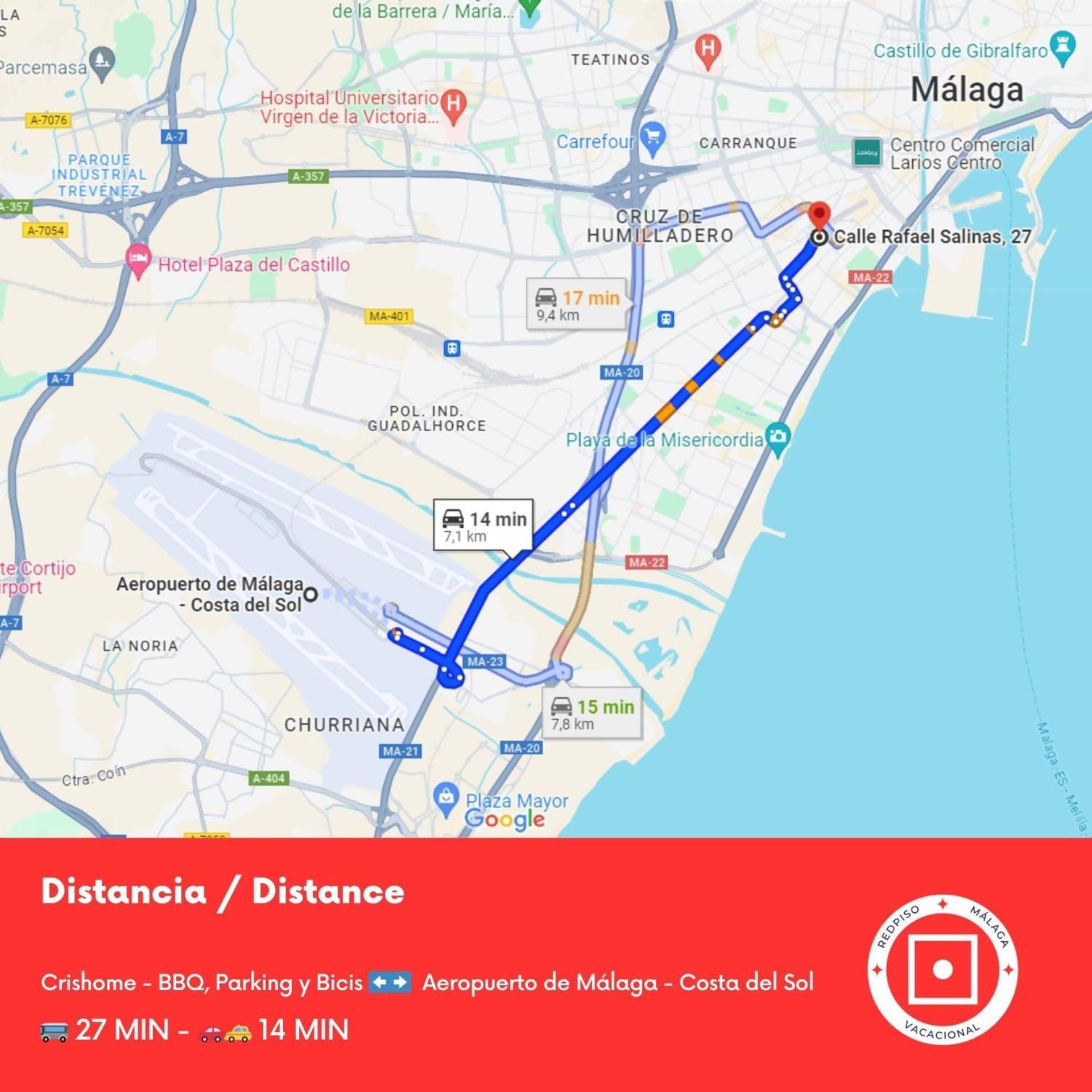 Crishome - Bbq, Parking Y Bicis Málaga